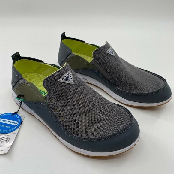 Columbia Other - Columbia Men's PFG Bahama Vent High-Tide Slip-on Shoes sz 8 Gray BM0157-036 NEW